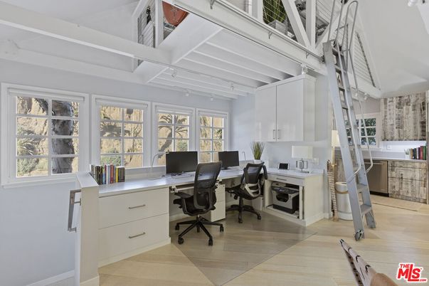 Home Office, Interior, Wood Texture Flooring