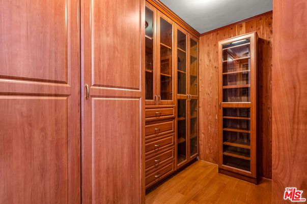 Interior, Walk-in Closets, Wood Texture Flooring, Wooden Walls