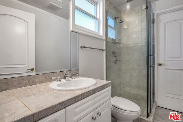 Bathroom, Glass Shower, Interior, Tile Countertops