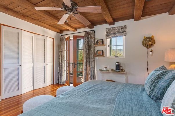Bedroom, Interior, Wooden Beams, Wooden Ceilings, Wood Texture Flooring