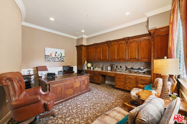 Home Office, Interior, Recessed Lighting
