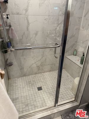 Bathroom, Glass Shower, Interior, Marble Walls