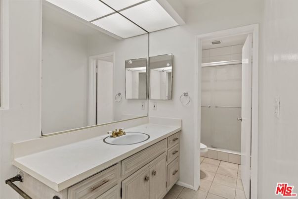 Bathroom, Dual Sink Vanities, Glass Shower, Interior