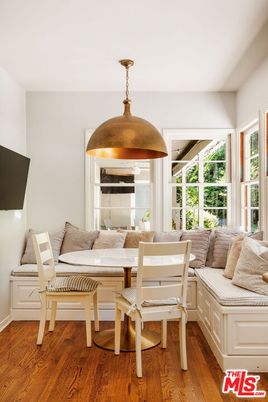 Dining room, Interior, Wood Texture Flooring