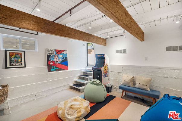 Interior, Recessed Lighting, Wooden Beams