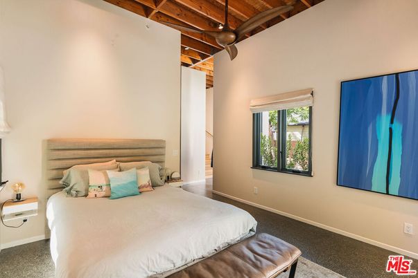 Bedroom, Interior, Wooden Beams, Wooden Ceilings