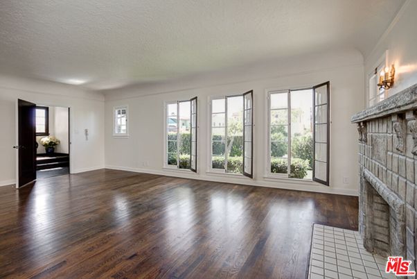 Empty room, Fireplace, Interior, Wood Texture Flooring