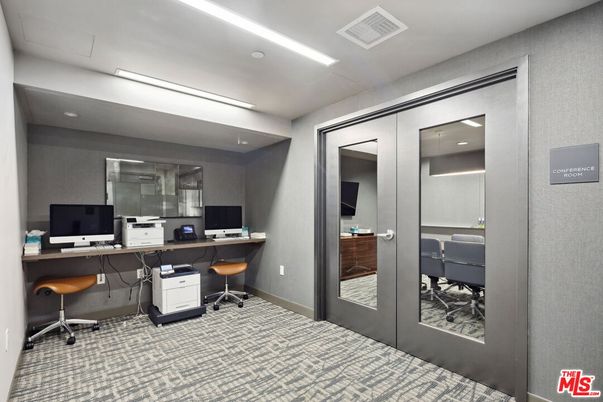 Home Office, Interior, Recessed Lighting