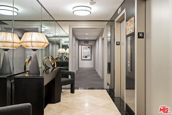 Elevator, Interior, Recessed Lighting
