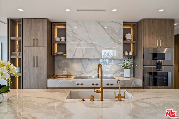 Bathroom, Interior, Kitchen, Marble Walls, Recessed Lighting