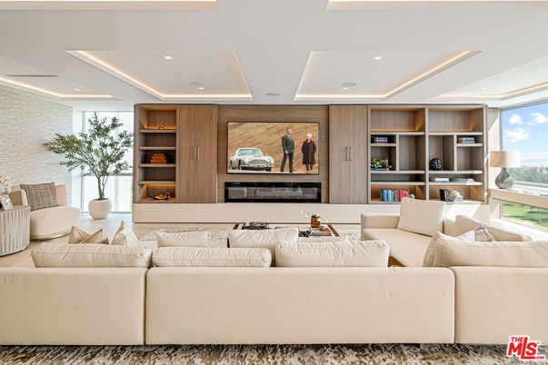 Interior, Living room, Recessed Lighting