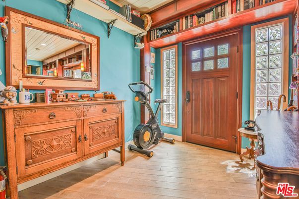 Fitness Equipment, Interior, Wood Texture Flooring