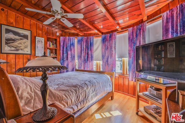 Bedroom, Interior, Wooden Beams, Wooden Ceilings, Wood Texture Flooring, Wooden Walls