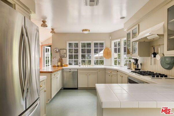 Interior, Kitchen, Stainless Steel Appliances, Tile Countertops