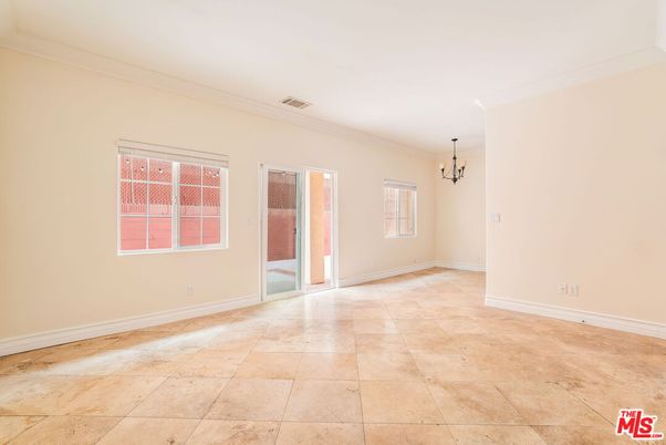 Chandelier, Empty room, Interior