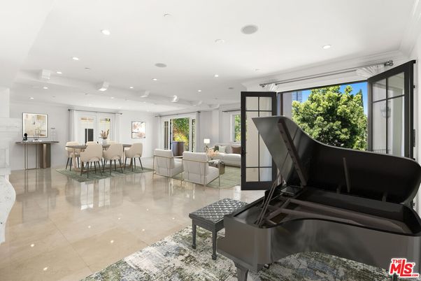 Dining room, Interior, Living room, Recessed Lighting