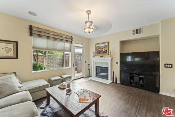 Fireplace, Interior, Living room, Wood Texture Flooring