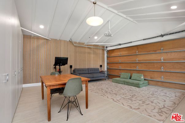 Interior, Pendant Lights, Recessed Lighting, Wood Texture Flooring, Wooden Walls