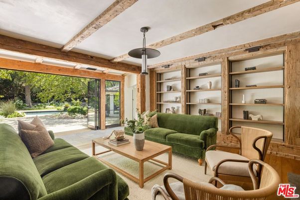 Interior, Living room, Wooden Beams