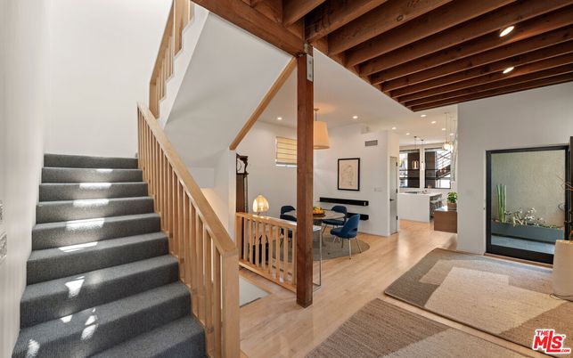 Interior, Pendant Lights, Recessed Lighting, Wooden Beams, Wood Texture Flooring