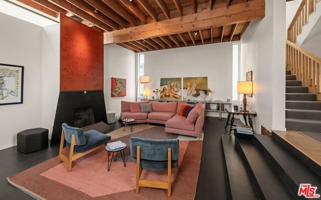 Fireplace, Interior, Living room, Wooden Beams, Wooden Ceilings, Wood Texture Flooring