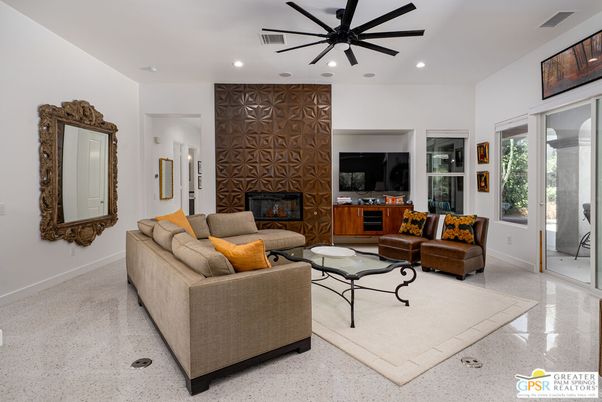 Fireplace, Interior, Living room, Recessed Lighting