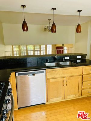 Interior, Kitchen, Pendant Lights, Wood Texture Flooring