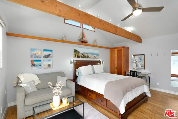 Bedroom, Interior, Wooden Beams, Wood Texture Flooring