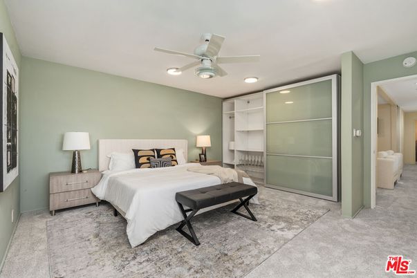 Bedroom, Interior, Recessed Lighting
