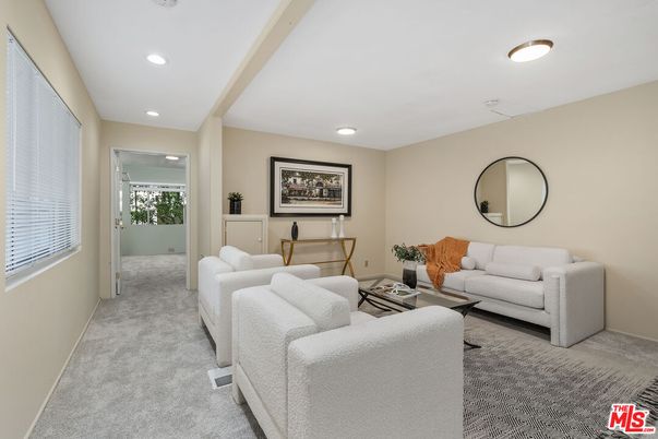 Interior, Living room, Recessed Lighting