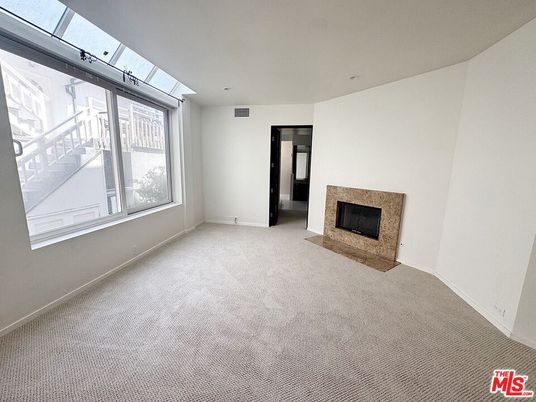 Empty room, Fireplace, Interior