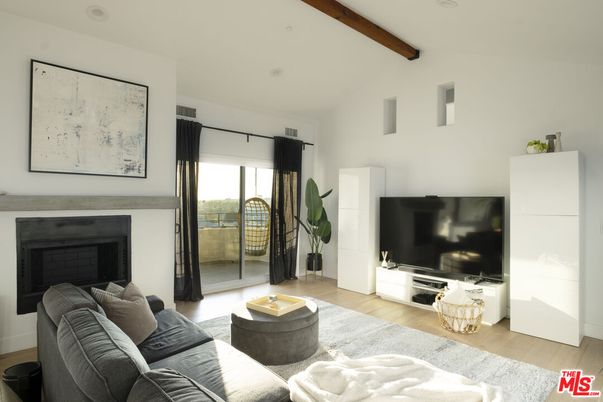 Fireplace, Interior, Living room, Wooden Beams, Wood Texture Flooring