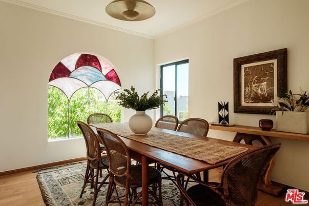 Dining room, Interior, Wood Texture Flooring