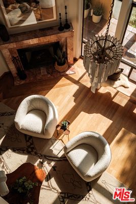 Fireplace, Interior, Wood Texture Flooring