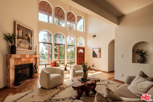 Fireplace, Interior, Living room, Wood Texture Flooring