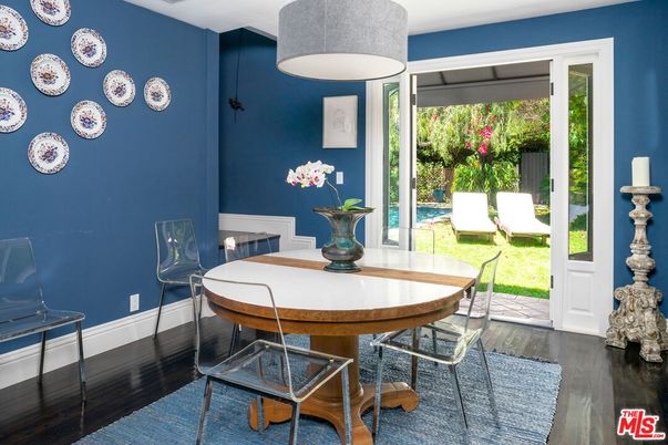 Dining room, Interior, Wood Texture Flooring