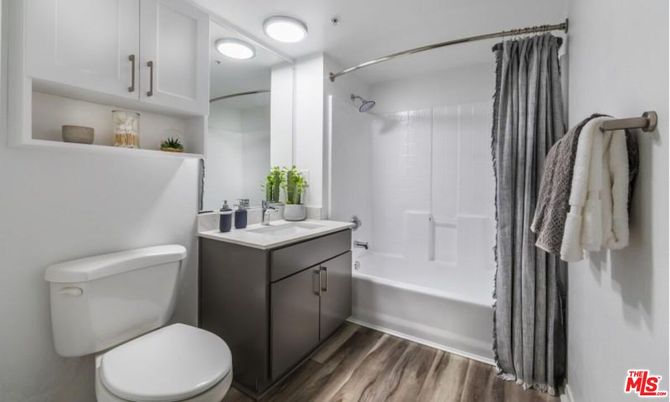 Bathroom, Interior, Wood Texture Flooring