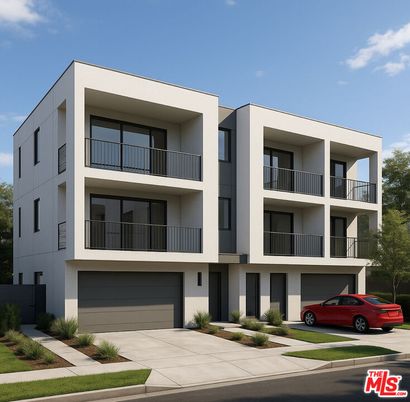Attached, Exterior, Facade, Modern