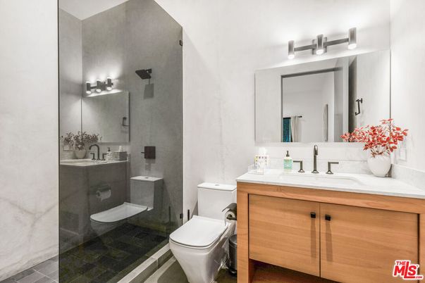 Bathroom, Dual Sink Vanities, Glass Shower, Interior