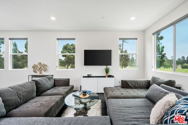 Interior, Living room, Recessed Lighting