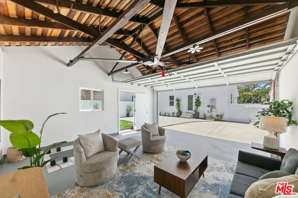 Interior, Living room, Wooden Beams