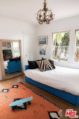 Bedroom, Chandelier, Interior, Wood Texture Flooring
