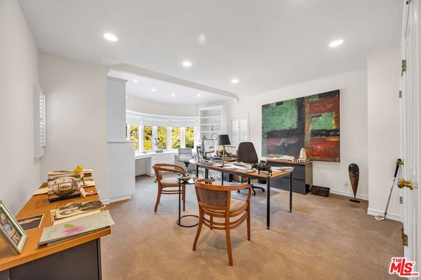 Home Office, Interior, Recessed Lighting