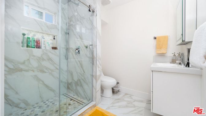 Bathroom, Glass Shower, Interior, Marble, Marble Walls