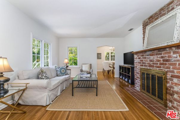 Fireplace, Interior, Living room, Stone Walls, Wood Texture Flooring