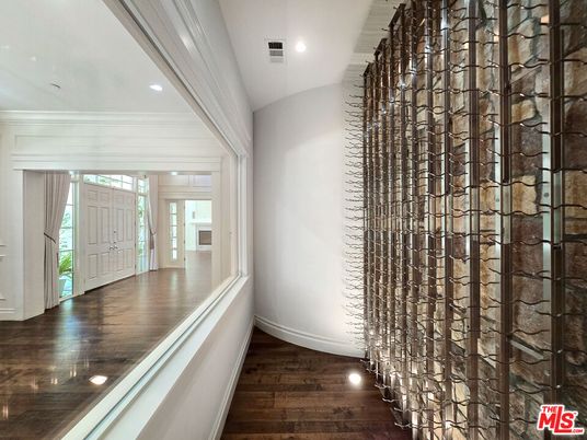 Interior, Recessed Lighting, Wine Storage, Wood Texture Flooring