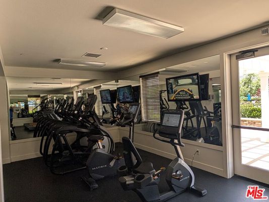 Fitness Equipment, Interior, Recessed Lighting