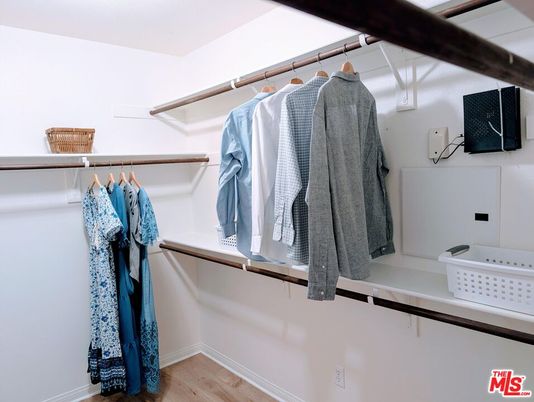 Interior, Walk-in Closets, Wood Texture Flooring
