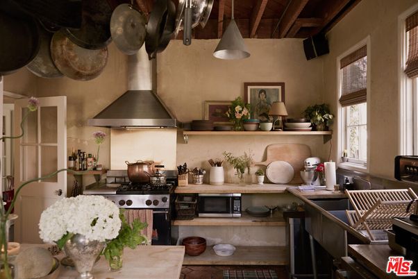 Interior, Kitchen, Stainless Steel Appliances, Wooden Beams, Wooden Ceilings