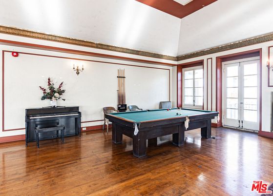 Billiard Table, Game Room, Interior, Piano, Wood Texture Flooring